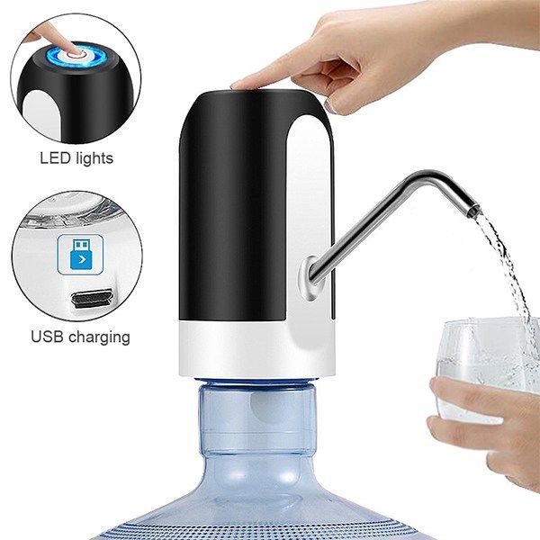Portable Water Pump Rechargeable Electric Water Dispenser, with USB
